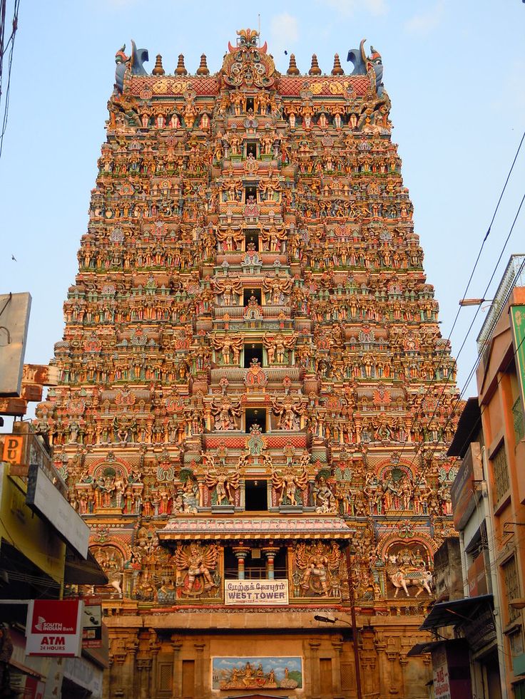 Meenakshi Temple tower gopuram Madurai