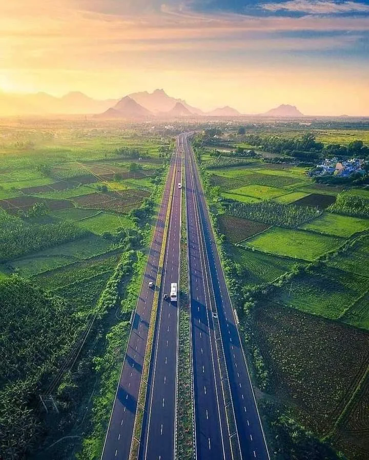 🔹️جمال وروعة طريق NH 44 يخترق ارياف ومزارع ولاية Kanyakumari India 🛣